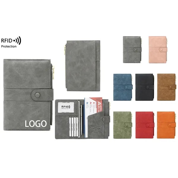 Passport Holder Cover Wallet RFID Blocking