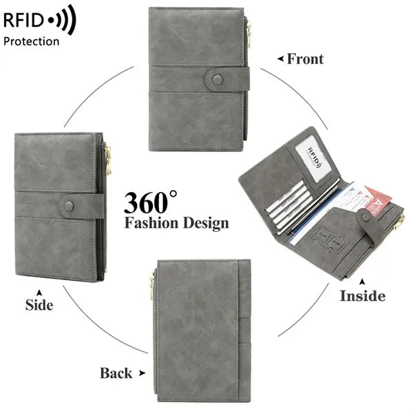 Passport Holder Cover Wallet RFID Blocking