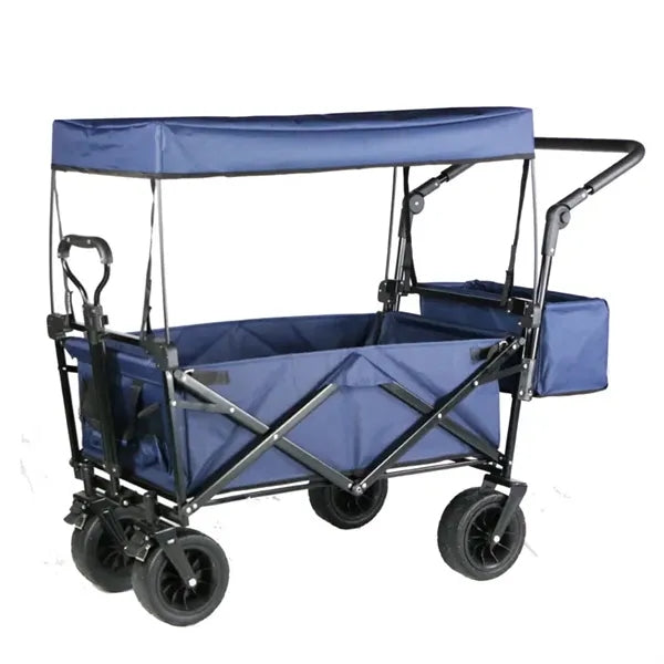 Outdoor Four-wheel Foldable Portable Picnic Trolley