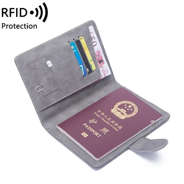 Passport Holder Cover Wallet RFID Blocking