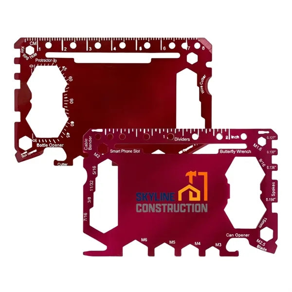 20-in-1 Multi-function Survival Card Tool