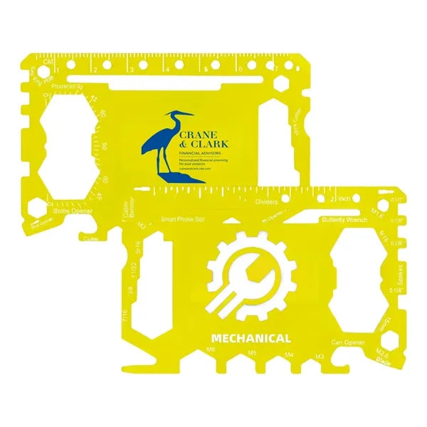 20-in-1 Multi-function Survival Card Tool