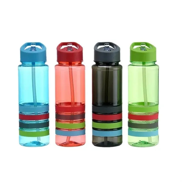 Plastic Bottle with Straw
