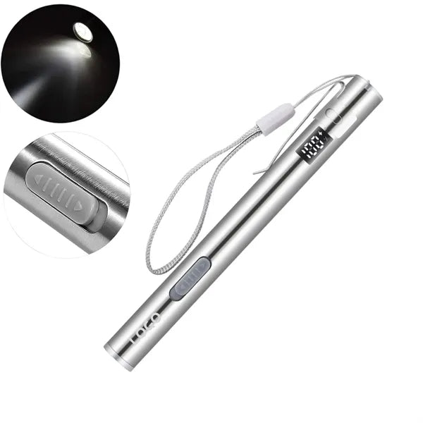 Rechargeable Mini Flashlight with Power Indicator