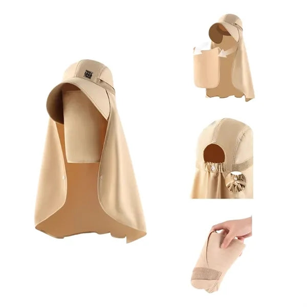 24.5 Inch All-Around Extended Face Neck Sun Hat