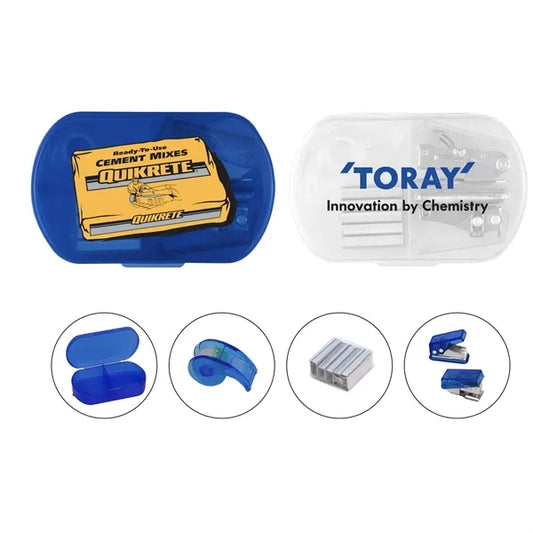 Desk Accessory Set. Hole Punch, Stapler and Tape Dispenser