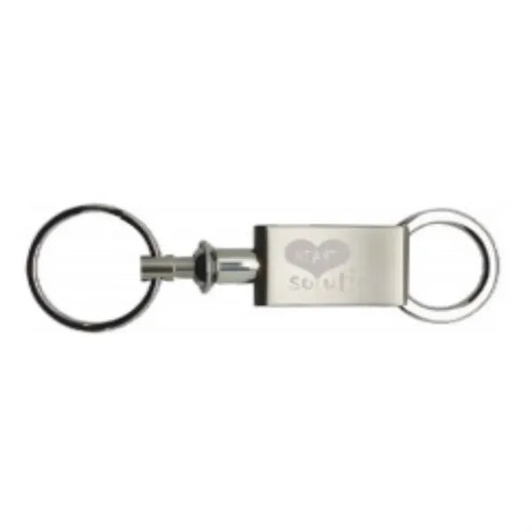 Pull Apart Twist Metal Keychain
