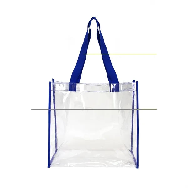 Clear Stadium Open Tote Bag