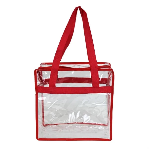 Newport Clear Zipper Tote