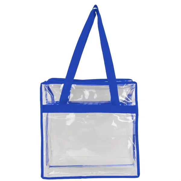 Newport Clear Zipper Tote