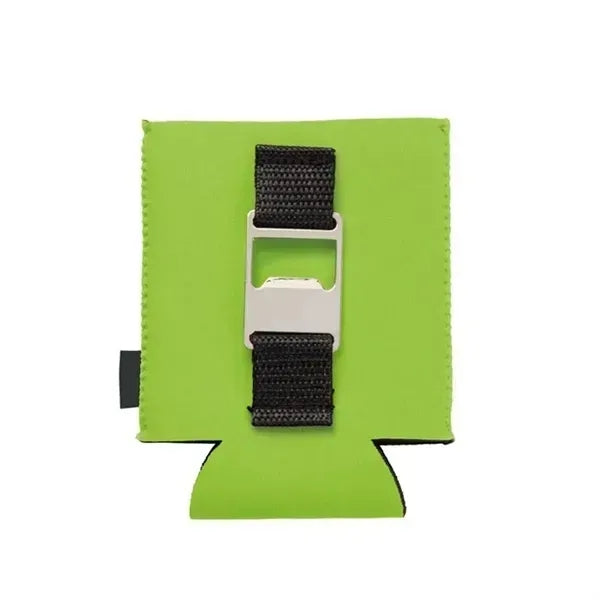 Neoprene Can Cooler With Bottle Opener