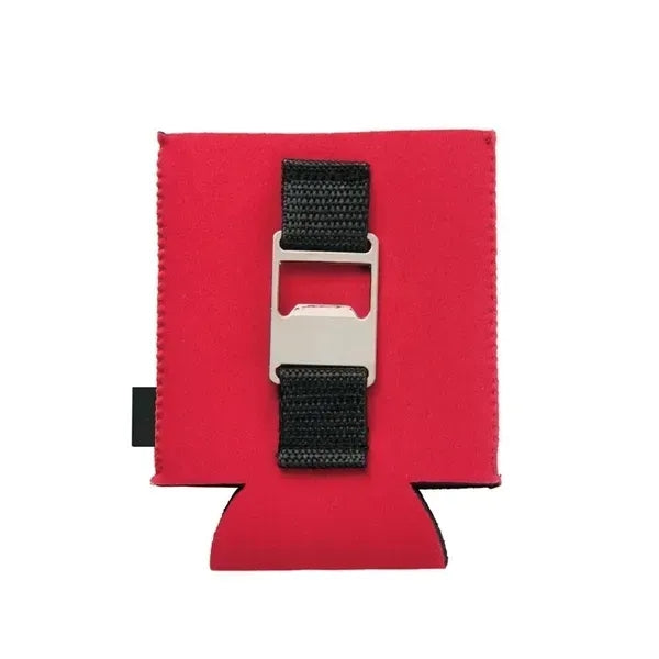 Neoprene Can Cooler With Bottle Opener