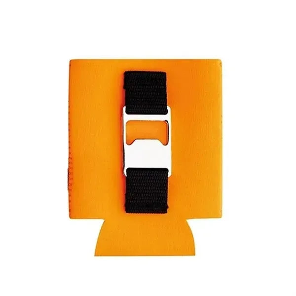 Neoprene Can Cooler With Bottle Opener