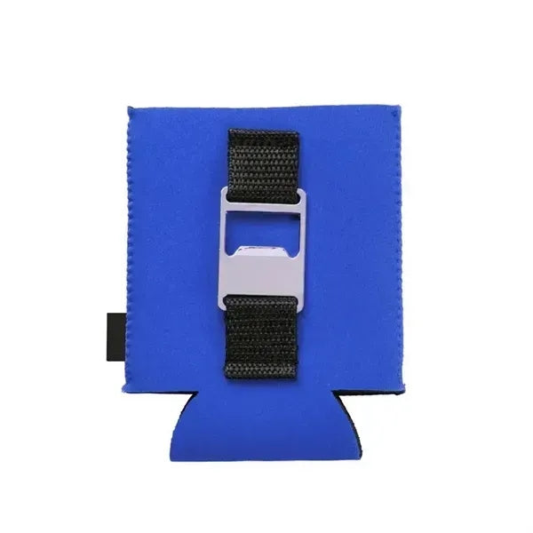 Neoprene Can Cooler With Bottle Opener