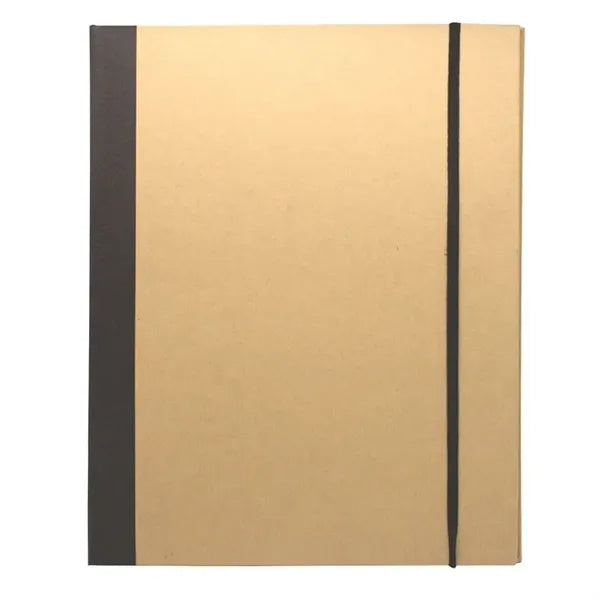 Eco-Friendly Recycled Pad Folio with Sticky Memo Notes