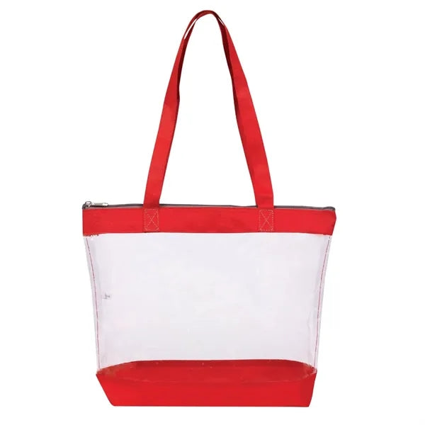 Everyday Clear Zipper Tote