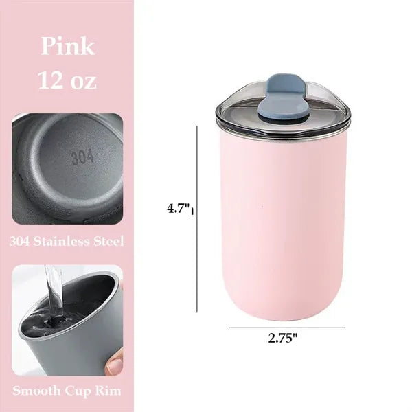 13oz Stainless Steel Tumbler With Lid