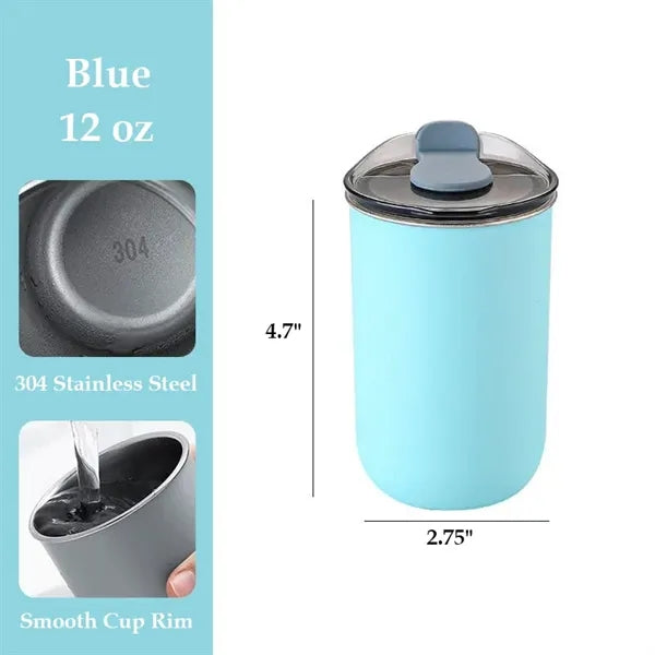 13oz Stainless Steel Tumbler With Lid