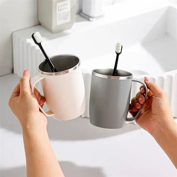 13.5oz 304 Stainless Steel Toothbrush Cup