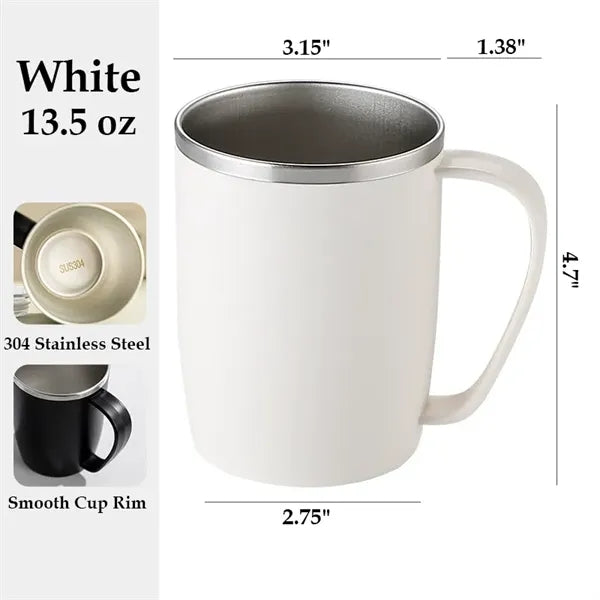 13.5oz 304 Stainless Steel Toothbrush Cup
