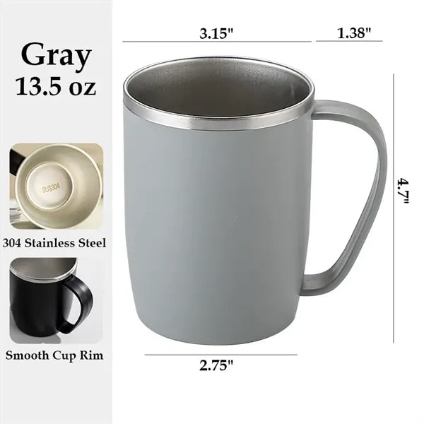 13.5oz 304 Stainless Steel Toothbrush Cup