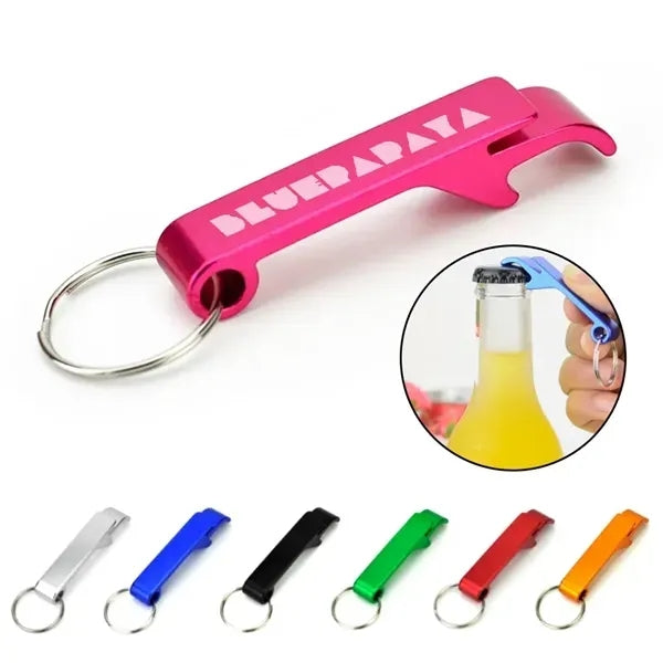 Aluminum bottle opener