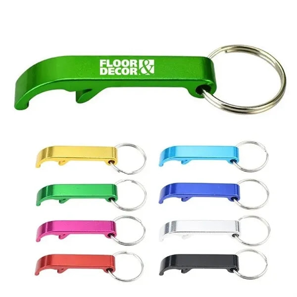 Aluminum bottle opener