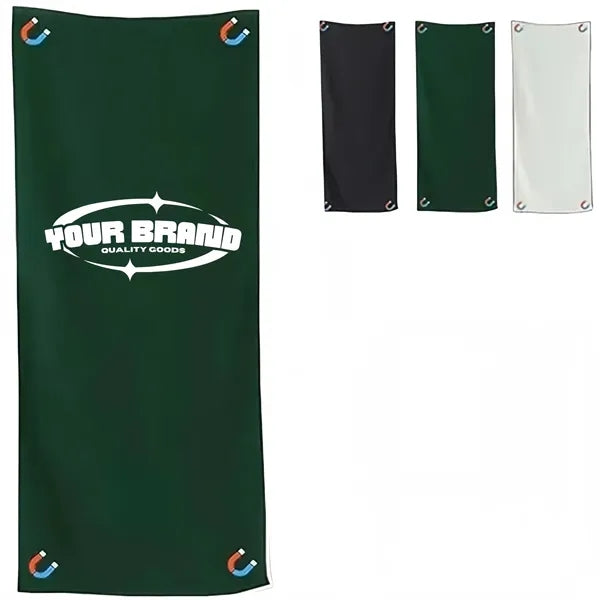 Magnetic Outdoor Beach Bath Towel Fixed On The Car