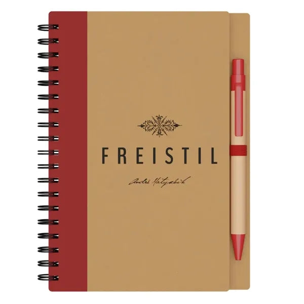 Eco Spiral Notebook & Pen