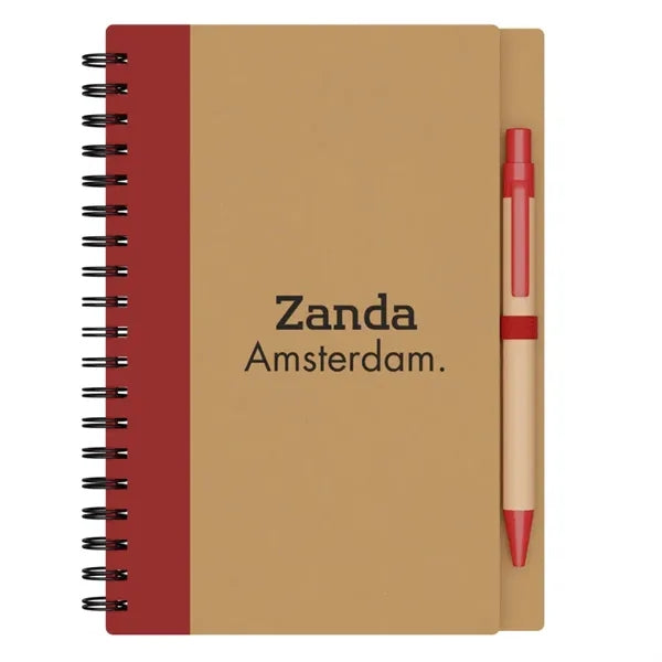 Eco Spiral Notebook & Pen
