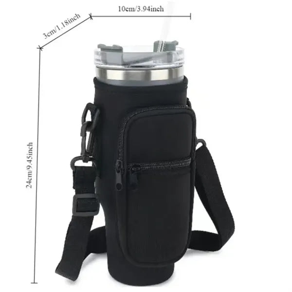 Neoprene 40 oz. Tumbler Water Bottle Carrier Bag Sleeve