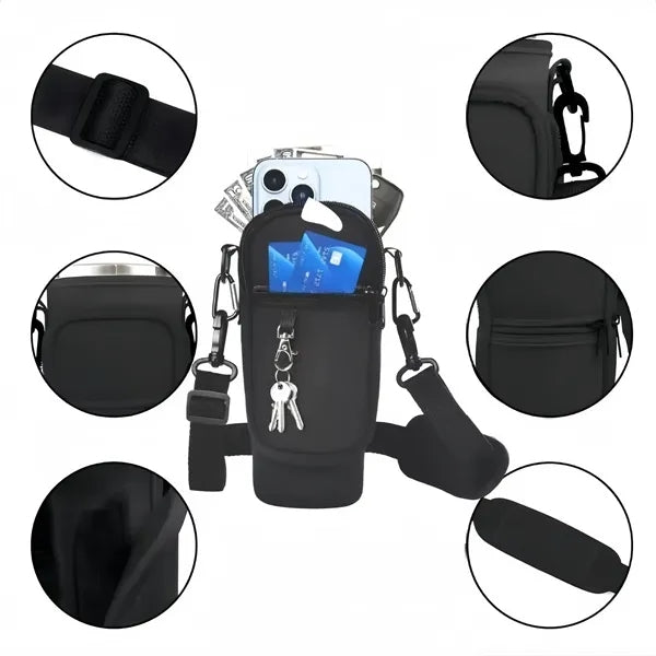Neoprene 40 oz. Tumbler Water Bottle Carrier Bag Sleeve