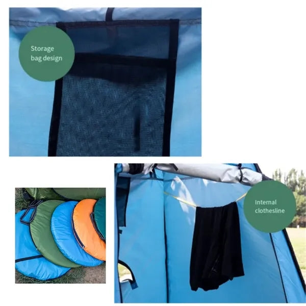 Pop Up Shower Privacy Shelter Window Outdoor Portable Tent