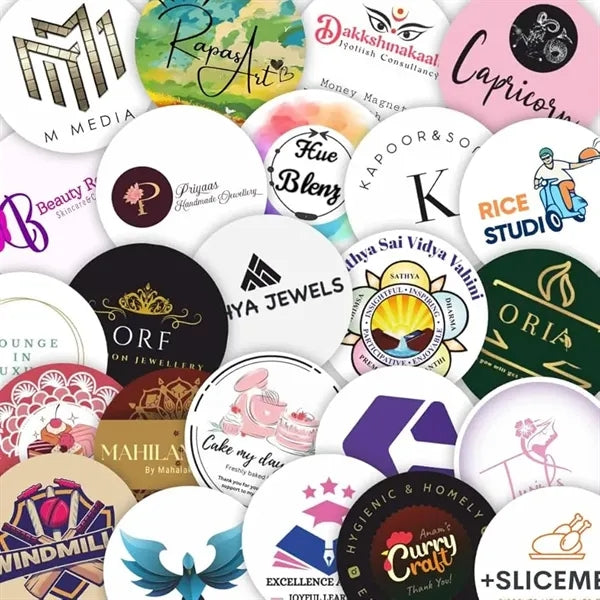 Round Stickers 1 ""/2 ""/ 3 """