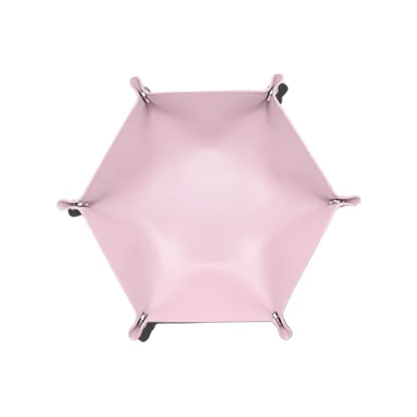 Hexagonal PU Leather Lipstick and Cosmetics Storage Box