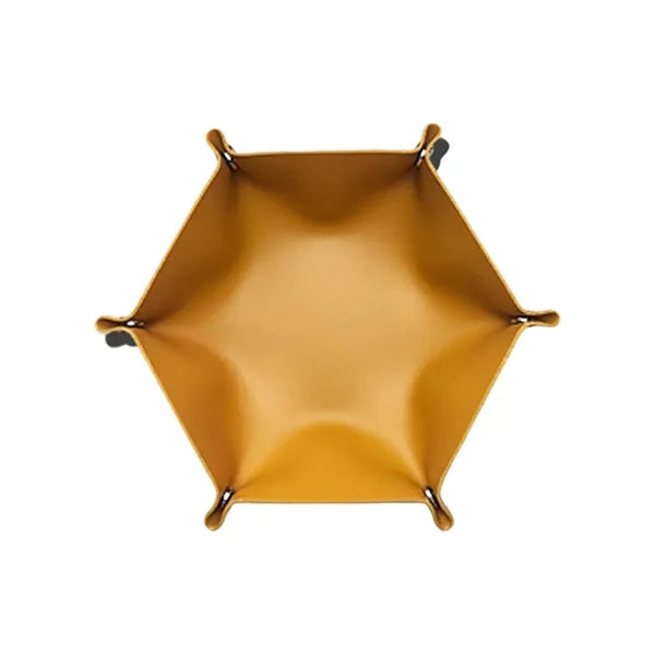 Hexagonal PU Leather Lipstick and Cosmetics Storage Box