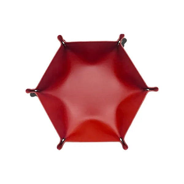 Hexagonal PU Leather Lipstick and Cosmetics Storage Box