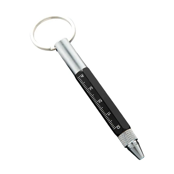 6-in-1 Multi-Tool Pen Keychain with Touch Screen