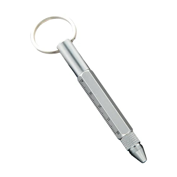 6-in-1 Multi-Tool Pen Keychain with Touch Screen