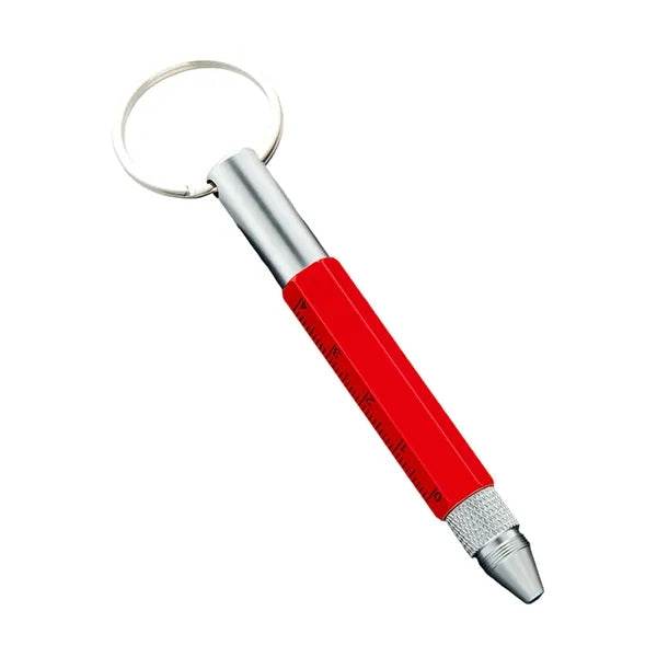 6-in-1 Multi-Tool Pen Keychain with Touch Screen