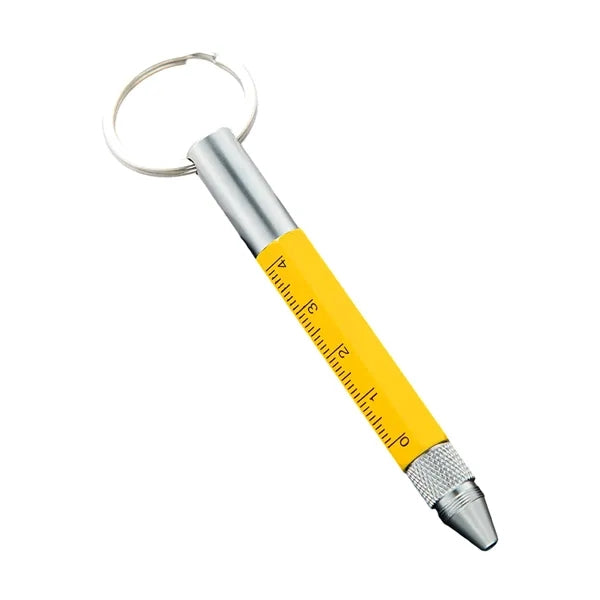 6-in-1 Multi-Tool Pen Keychain with Touch Screen