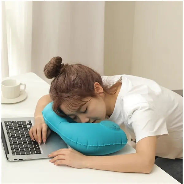 Logo Inflatable Travel Pillow Bulk