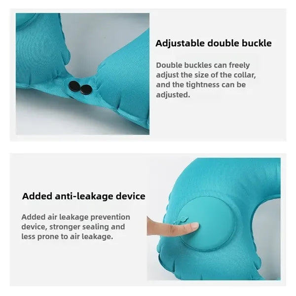 Logo Inflatable Travel Pillow Bulk