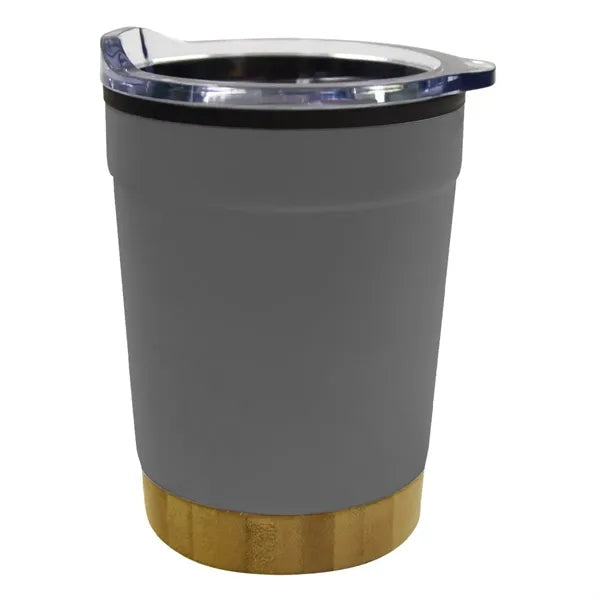 12 OZ Stainless Steel Tumbler with Lid & Bamboo Bottle
