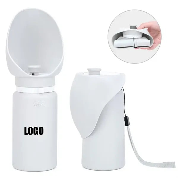 18oz Collapsible Silicone Pet Water Bottle