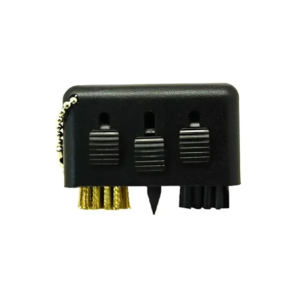 Plastic Mini 3-In-1 Golf Brush Keychain