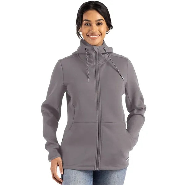 Cutter & Buck Roam Recycled Buttery-Soft Knit Womens Full...