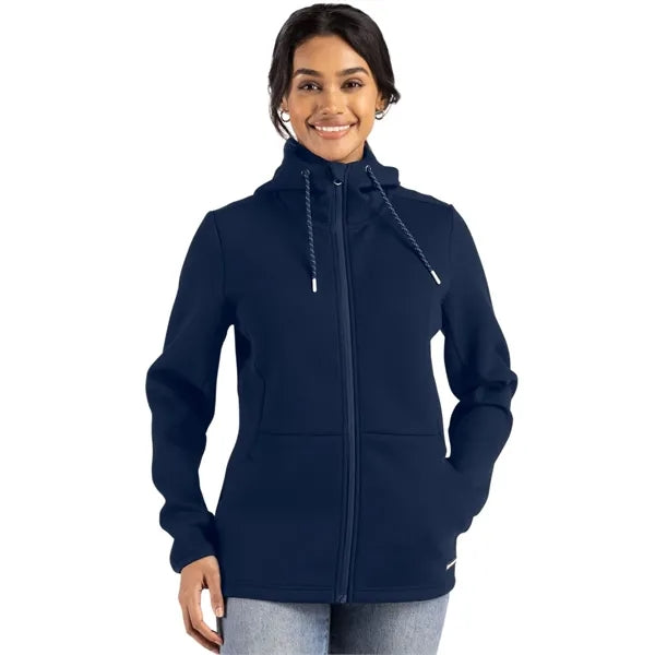 Cutter & Buck Roam Recycled Buttery-Soft Knit Womens Full...