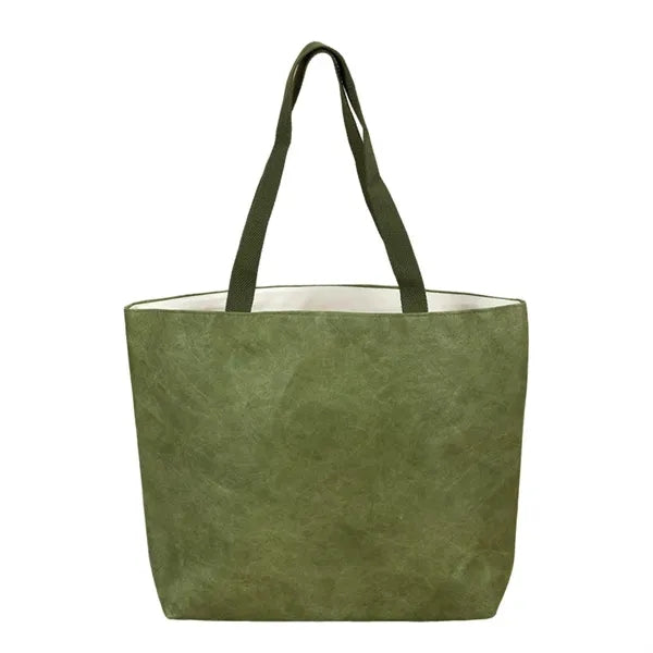 Eco-Friendly Tyvek Tote Bag with Custom Print