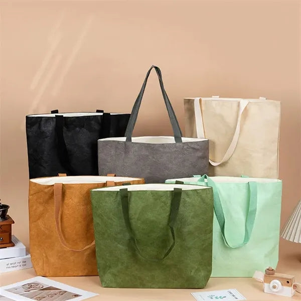 Eco-Friendly Tyvek Tote Bag with Custom Print